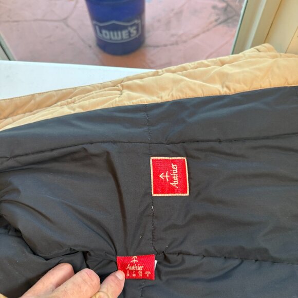 Authier Made in Italy Parka Coat Women’s 8 – Faux Fur Hood, Ski Print Lining - Picture 4 of 6